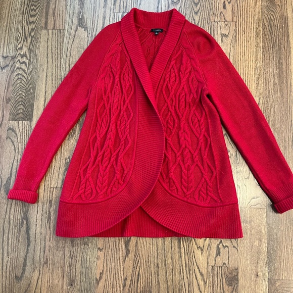 Talbots Sweaters - Cable Knit Wrap Cardigan
